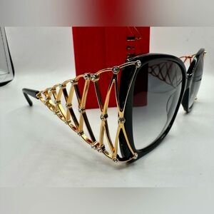 CAVIAR 18K Gold Plated Champagne Series Sunglasses M6891 C24 , Authentic‼️